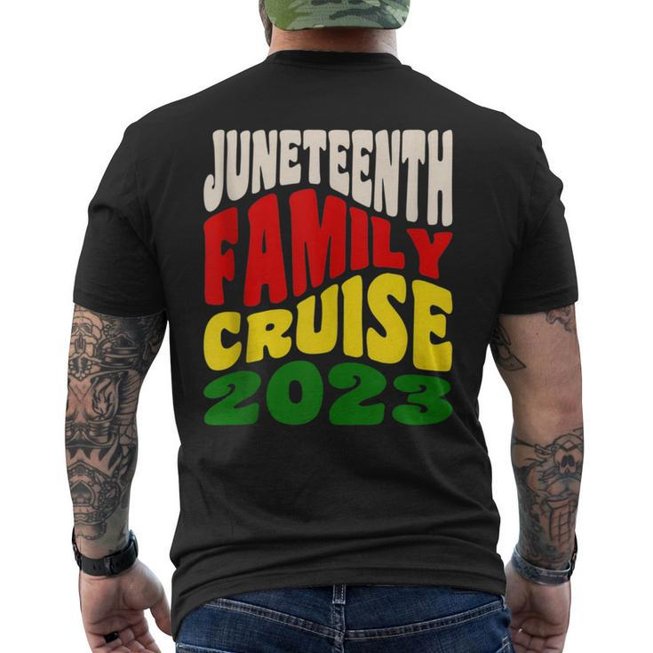Junenth Family Cruise 2023 Junenth Celebration  Mens Back Print T-shirt