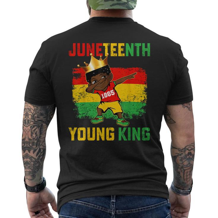 Junenth King Celebrating 1865 Black Boys Kids Toddler  Mens Back Print T-shirt