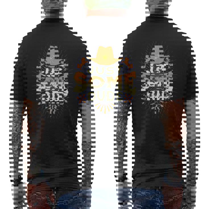 Just Some Dude Mens Back Print T-shirt