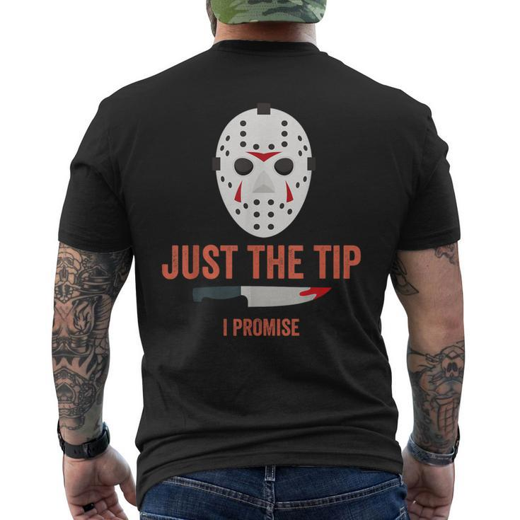 Just The Tip I Promise Halloween Costume Men's T-shirt Back Print