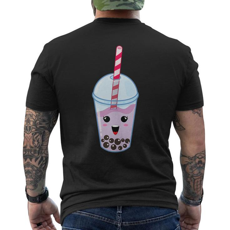 Kawaii Boba Milk Tea | Cute Taro Bubble Tea Lover Gift  Mens Back Print T-shirt