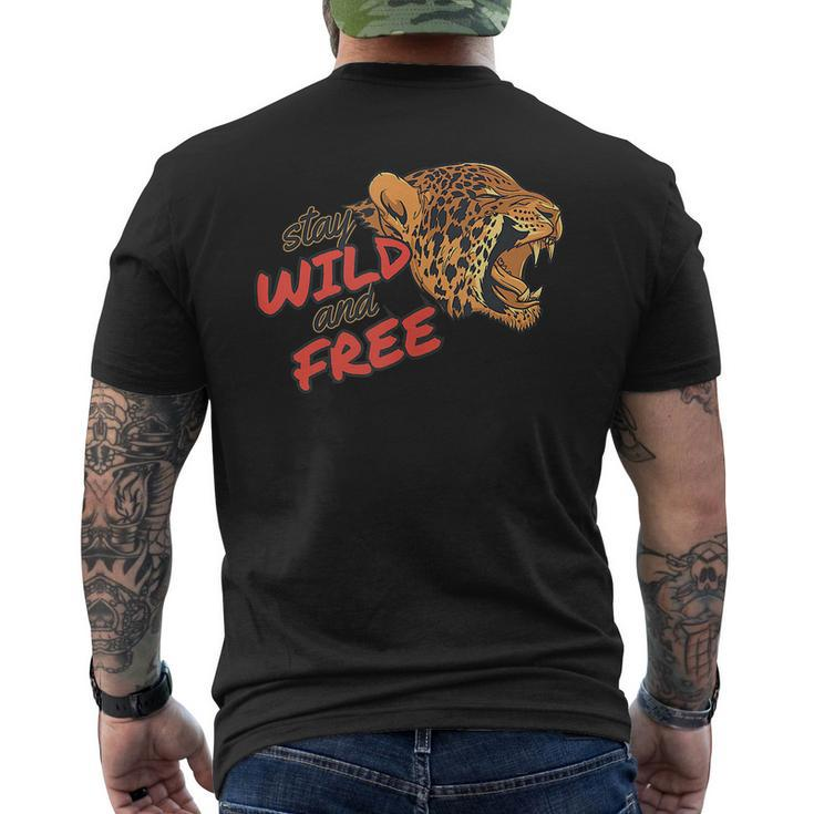 Keep Me Wild And Free  Mens Back Print T-shirt