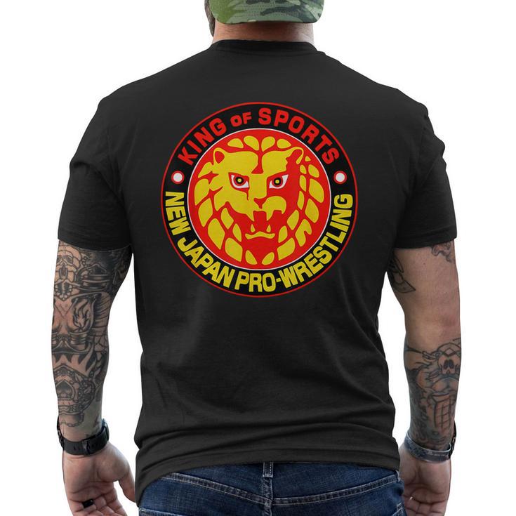 King Of Sports Njpw New Japan Men's T-shirt Back Print