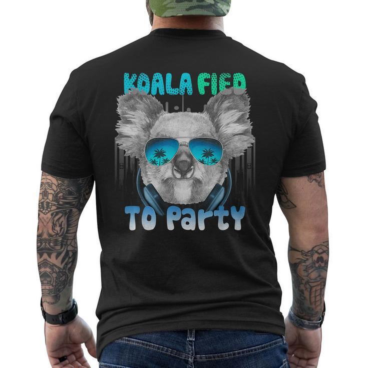 Koalafied To Party Men's T-shirt Back Print