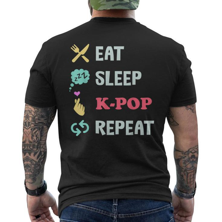 Kpop Music Gift Mens Back Print T-shirt