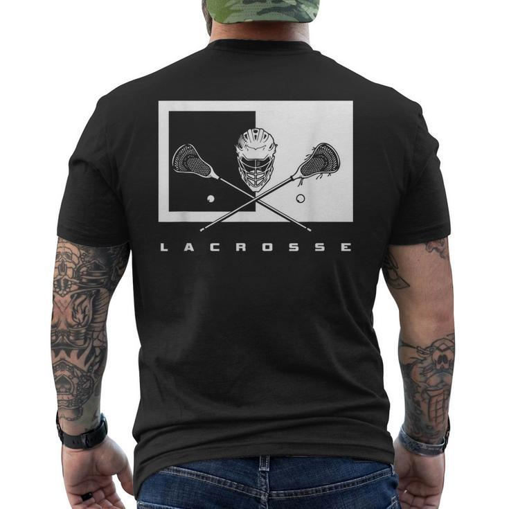 Lacrosse Apparel - Lacrosse  Mens Back Print T-shirt