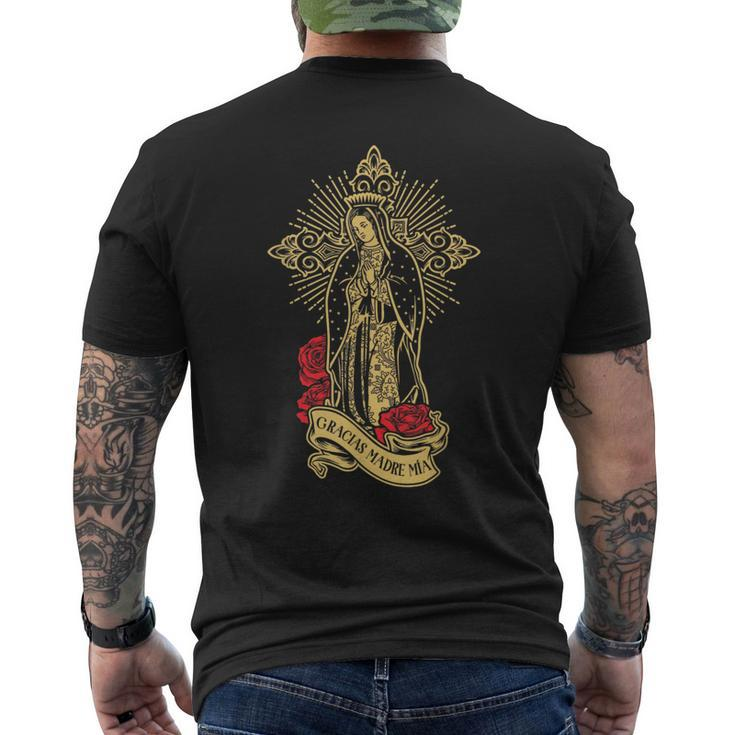 Our Lady Of Guadalupe Saint Virgin Mary Men's T-shirt Back Print