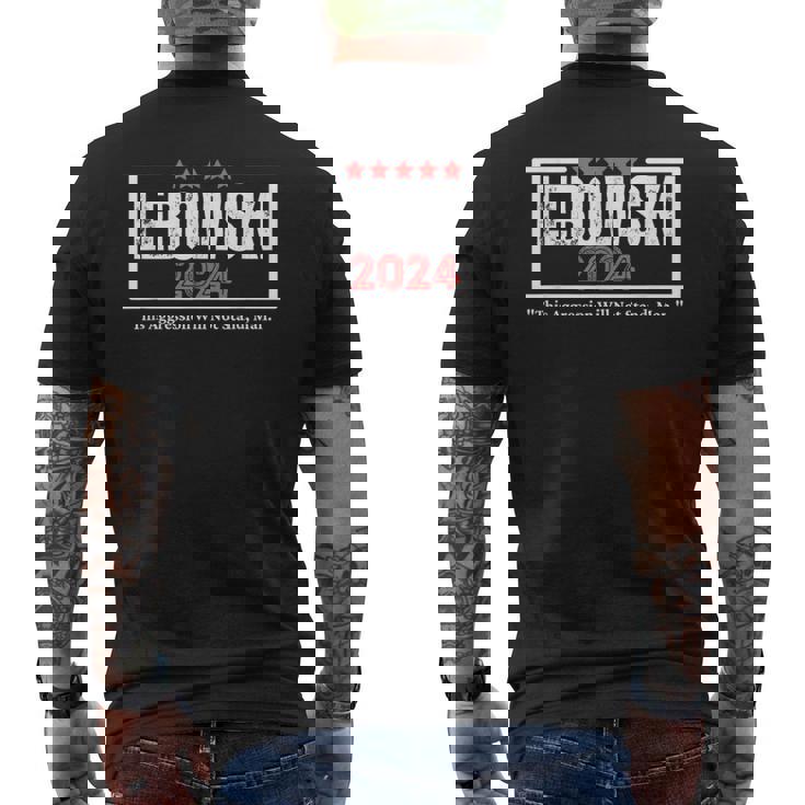 Lebowski 2024  Mens Back Print T-shirt