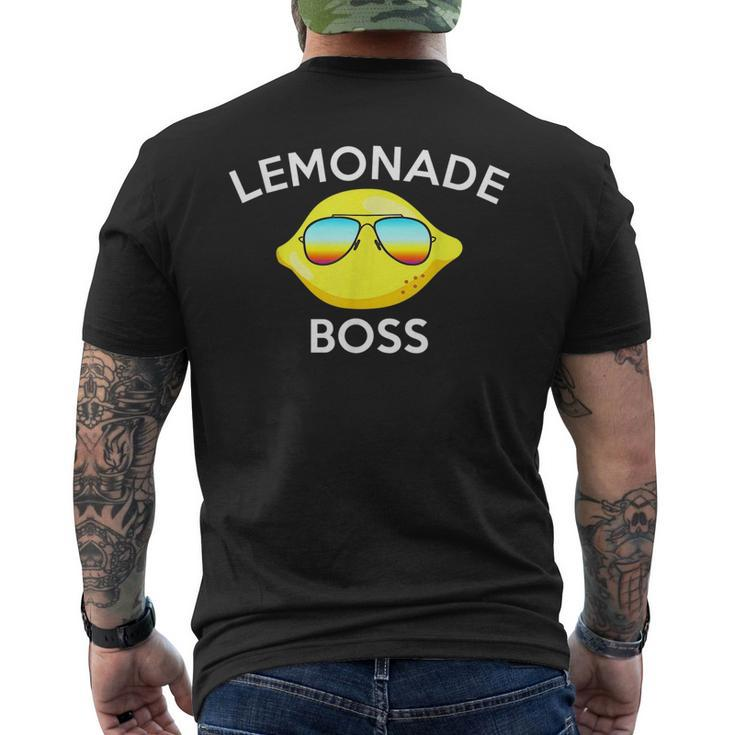 Lemonade Boss Lemon Citrus Fruit Lover Funny  Mm Mens Back Print T-shirt