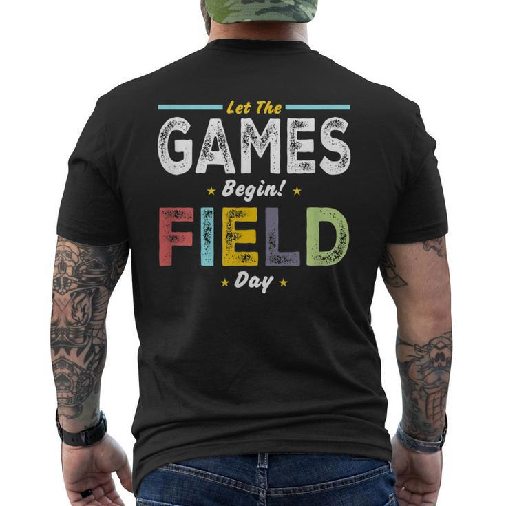 Let The Games Begin Men's Back Print T-shirt