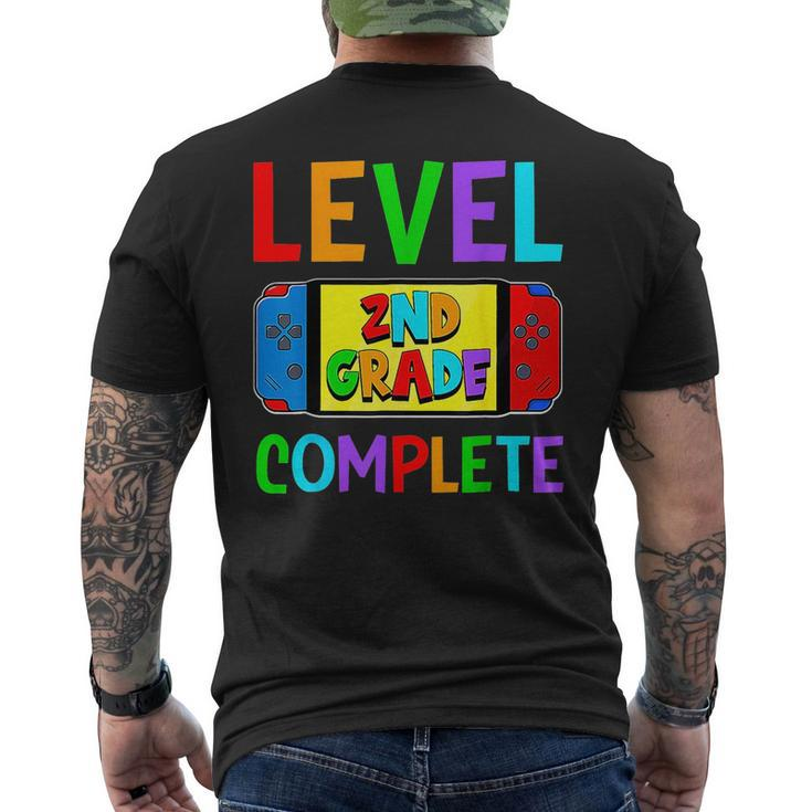 Level Complete 2Nd Grade Video Game Boys Last Day Of School  Mens Back Print T-shirt
