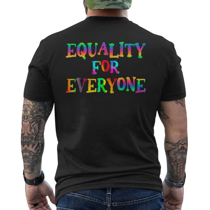 Lgbt Equality For Everyone Pride Month Merch Lgbtq Gay Pride  Mens Back Print T-shirt