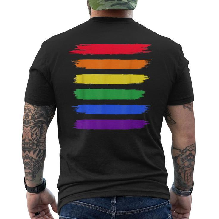 Lgbt Gay Pride Flag - Gay Pride Flag 2023  Mens Back Print T-shirt
