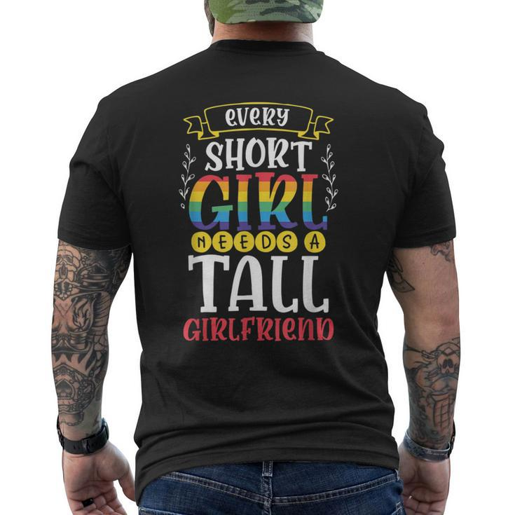 Lgbt Gay Pride Month Every Short Girl  Mens Back Print T-shirt