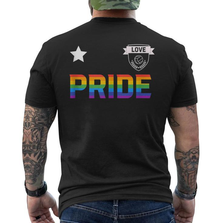 Lgbt Gay Pride Soccer Jersey  Mens Back Print T-shirt