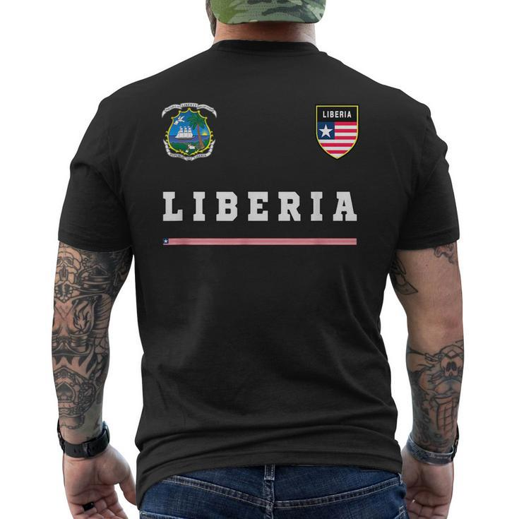 Liberia SportSoccer Jersey  Flag Football  Mens Back Print T-shirt