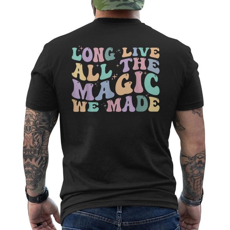 Long Live All The Magic We Made Retro Vintage Men's T-shirt Back Print