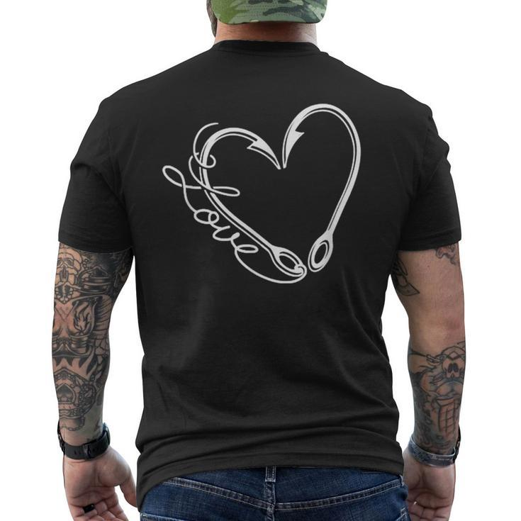 I Love More Than Fishing Being A Grandpa Fishing Men's T-shirt Back Print
