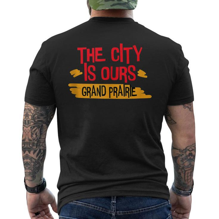 Love Grand Prairie City Men's T-shirt Back Print