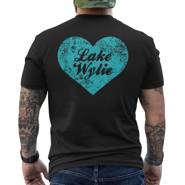 I Love Lake Wylie North Carolina Camping Men's T-shirt Back Print