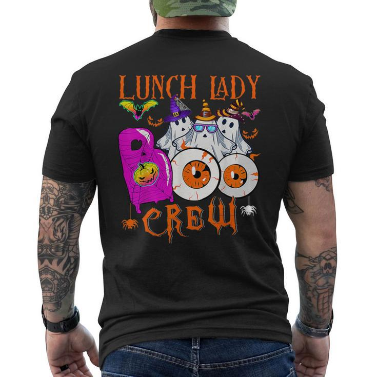 Lunch Lady Boo Crew Cool Ghost Halloween Costume Men's T-shirt Back Print