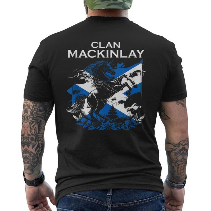 Mackinlay Clan Family Last Name Scotland Scottish Funny Last Name Designs Funny Gifts Mens Back Print T-shirt