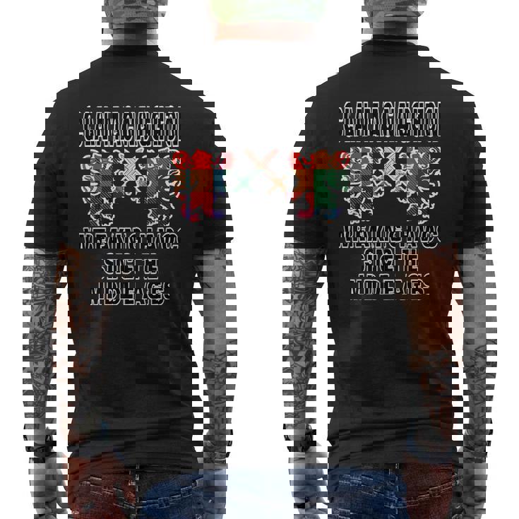 Macnaughton Scottish Tartan Scotland Family Clan Name Mens Back Print T-shirt