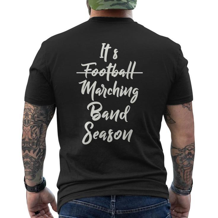 Marching Band Unisex Funny Band Not Football Season Football Funny Gifts Mens Back Print T-shirt