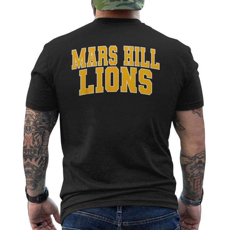 Mars Hill University Lions 04 Men's T-shirt Back Print