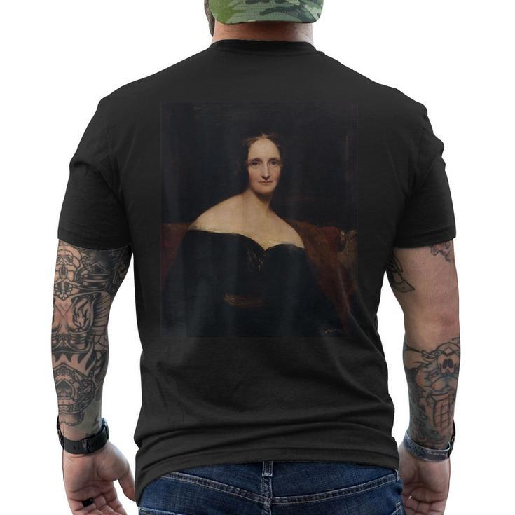 Mary Shelley Writer Author Novelist Gothic Horror Writer  Men's T-shirt Back Print
