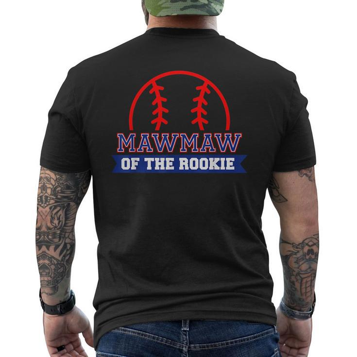 Mawmaw Of Rookie 1St Birthday Baseball Theme Matching Party  Mens Back Print T-shirt