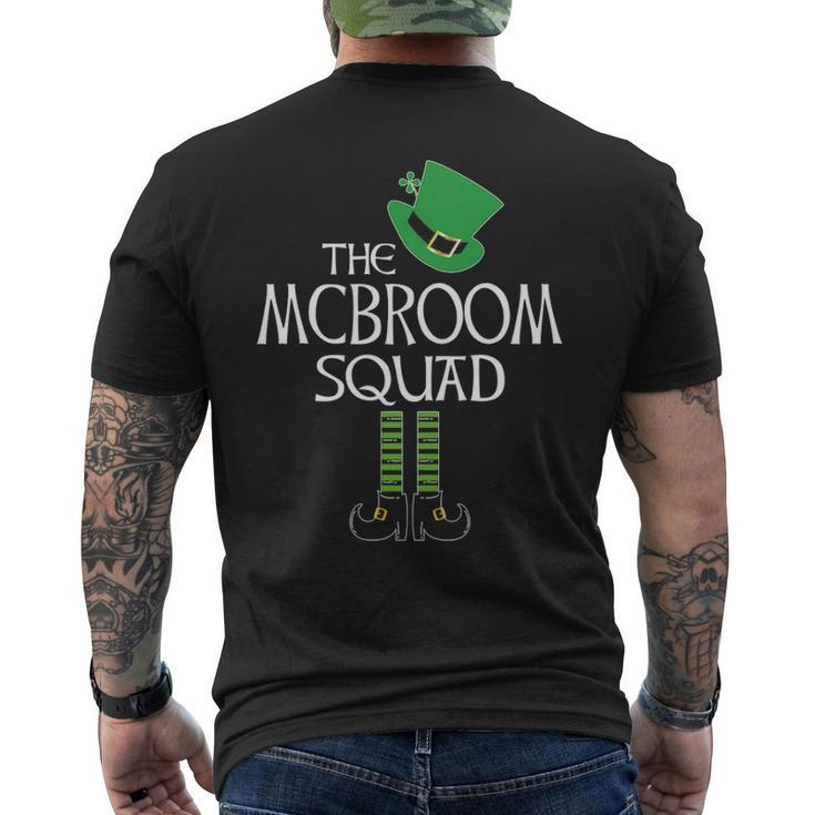 Mcbroom Name Gift The Mcbroom Squad Leprechaun V2 Mens Back Print T-shirt