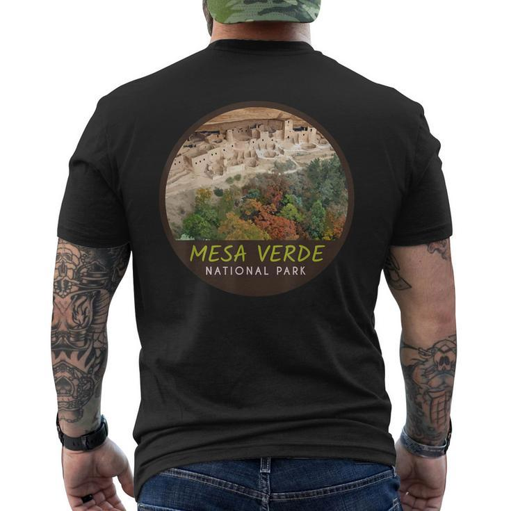 Mesa Verde National Park Adventure T Men's T-shirt Back Print