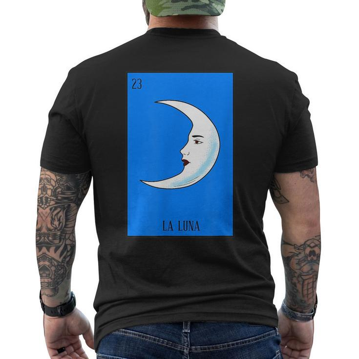 Mexican Lottery La Luna The Moon Game Of Mexico  Mens Back Print T-shirt