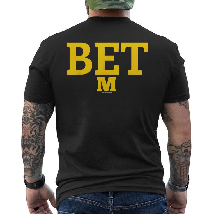 Michigan Bet Vs The World Men's T-shirt Back Print