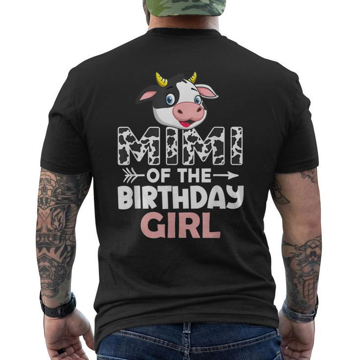 Mimi Of The Birthday Girl Cows Farm Cow Mimi Men's Back Print T-shirt