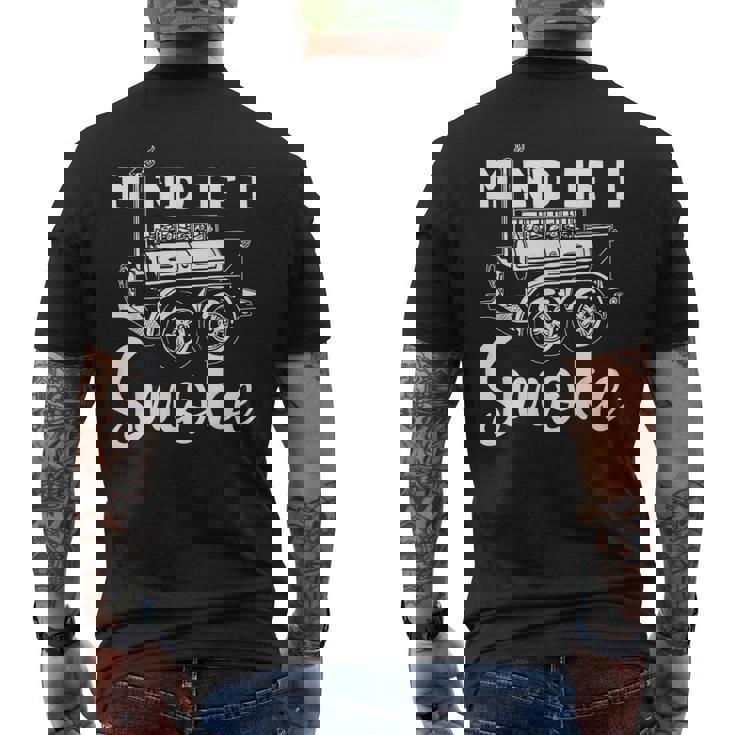 Mind If I Smoke Men's Back Print T-shirt