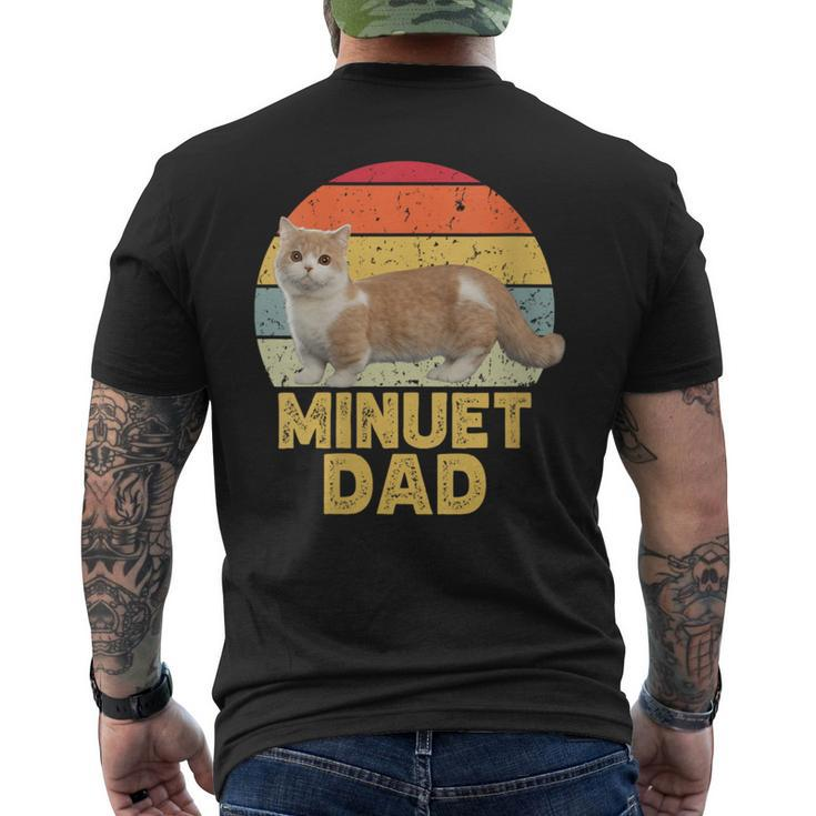 Minuet Napoleon Cat Dad Retro For Cats Lover Men's T-shirt Back Print
