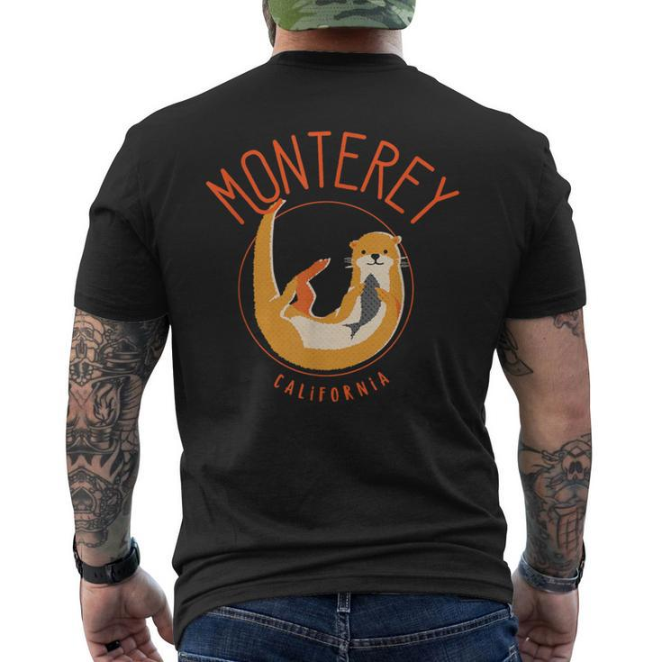 Monterey California Sea Otter Men's T-shirt Back Print