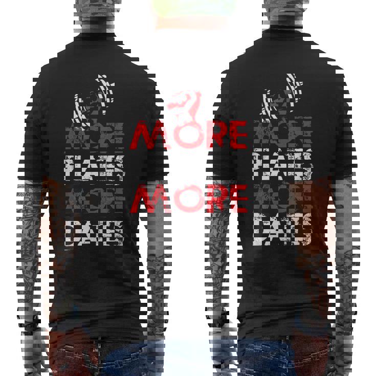 More Plates More Dates Bodybuilding Mens Back Print T-shirt More Plates More Dates Bodybuilding Mens Back Print T-shirt