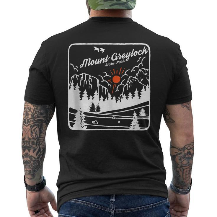 Mount Greylock State Reservation Massachusetts Modern Cool Men's T-shirt Back Print