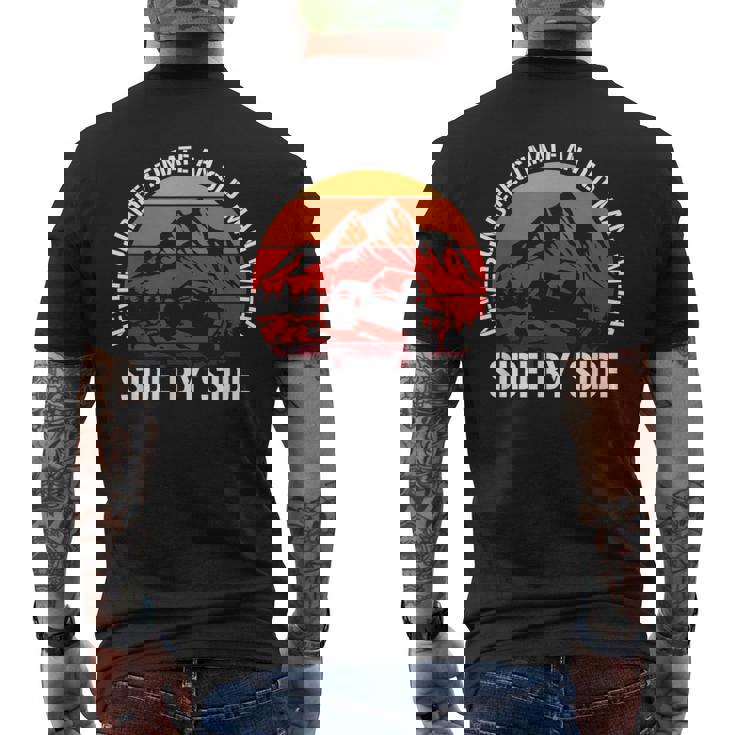 Never Underestimate An Old Man With A Side By Side Gift For Mens Old Man Funny Gifts Mens Back Print T-shirt