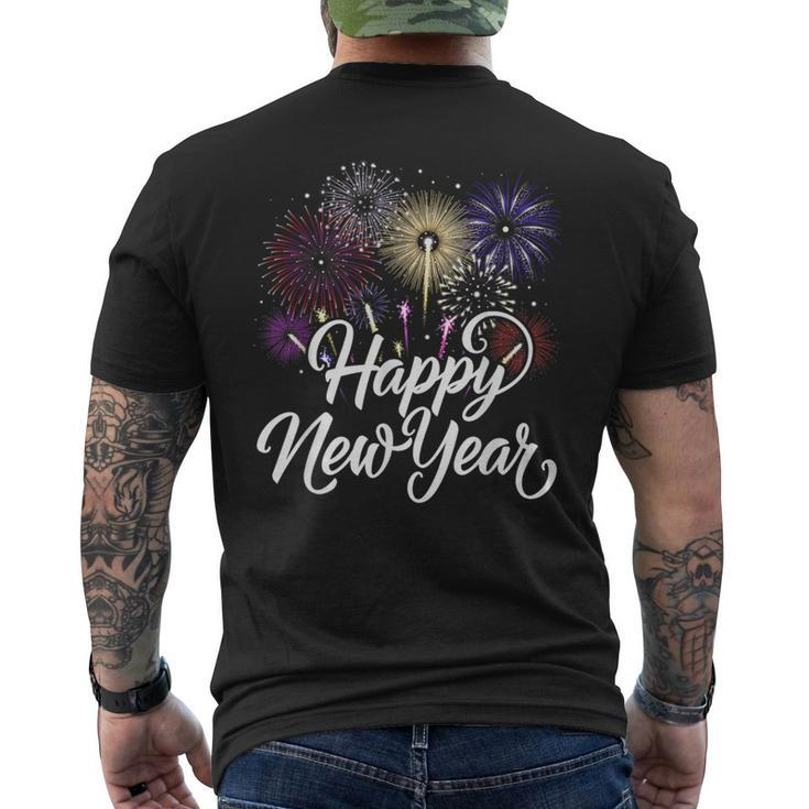 New Years Eve Party Supplies Nye 2024 Happy New Year Men's T-shirt Back Print