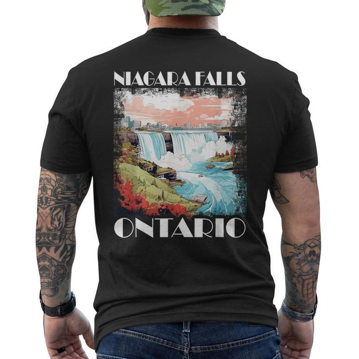 Niagara Falls Ontario Niagara Falls Men's T-shirt Back Print