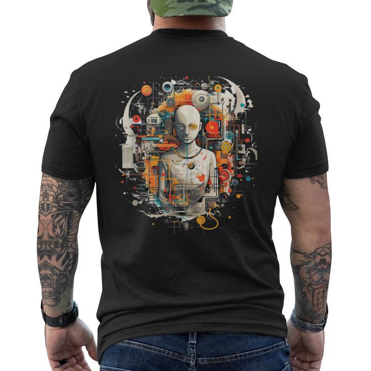 I Have No Idea What This Is Digital Future Prophet Men's T-shirt Back Print