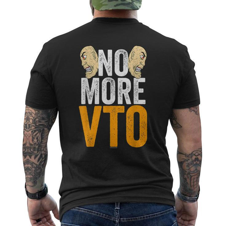 No More Vto Swagazon Associate Pride Coworker Swag Gift  Mens Back Print T-shirt