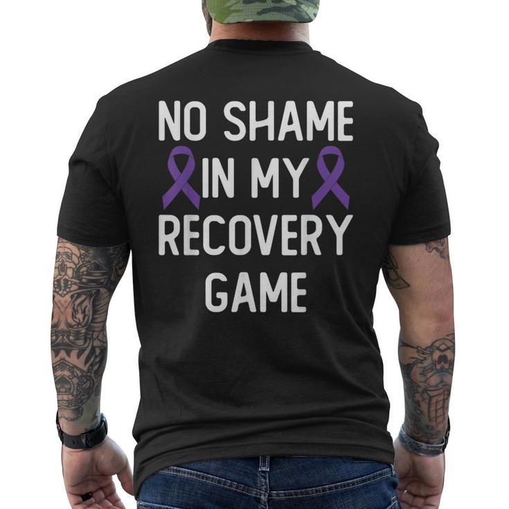 No Shame In My Recovery Game Addiction Recovery Awareness Men's T