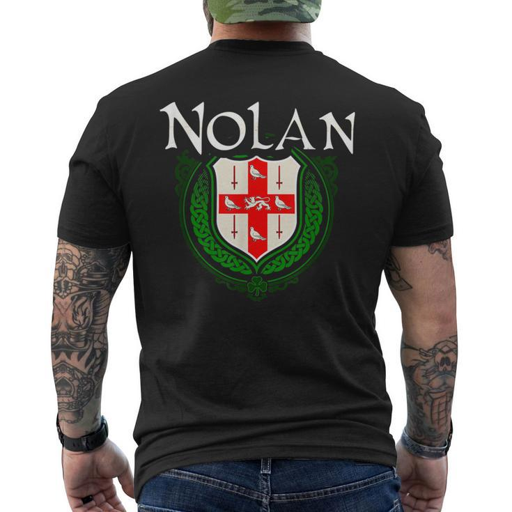 Nolan Surname Irish Last Name Nolan Family Crest Funny Last Name Designs Funny Gifts Mens Back Print T-shirt