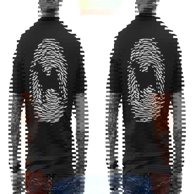 Norrbottenspets Dna I Fingerprint Norrbottenspets Dog Men's T-shirt Back Print