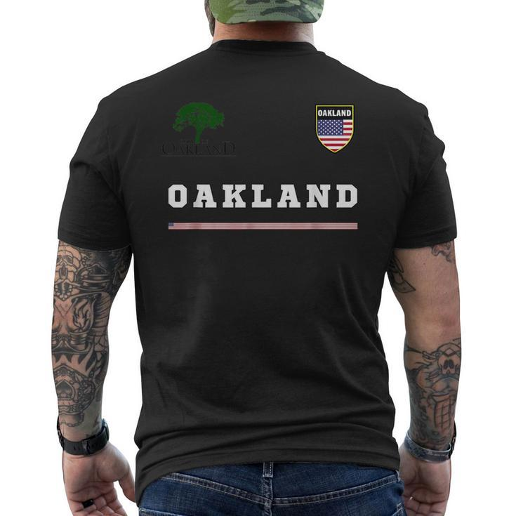 Oakland SportsSoccer Jersey National Pride Gift  Mens Back Print T-shirt